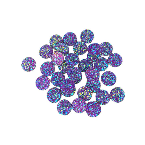 Small Round w/ Purple Crystals - 1 tbsp (aprox 37 gems)