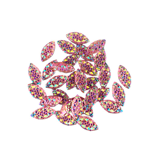 Horse Eye Shape - Small Light Pink Crystals - 1 tbsp (aprox 60 gems)
