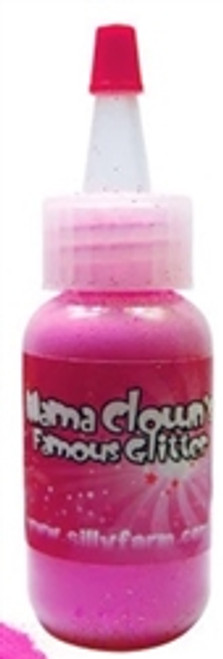 Electric Neon Magenta Mama Clown Glitter