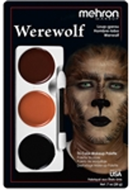 Werewolf tri color makeup palette by Mehron