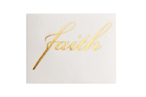 Faith Metallic Jewelry Tattoo
