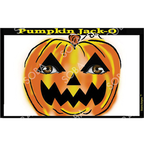 Pumpkin Jack-O StencilEyes