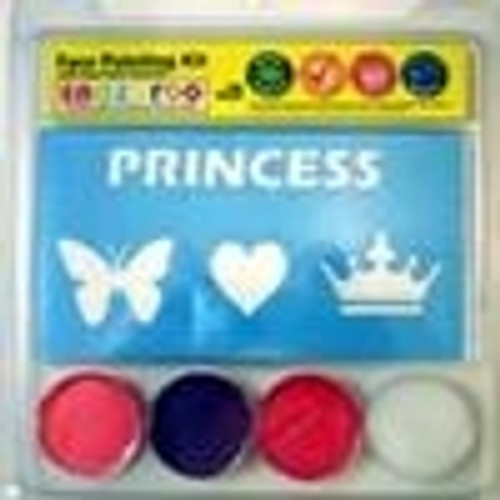 Princess Theme Kit with Stencils- Snazaroo