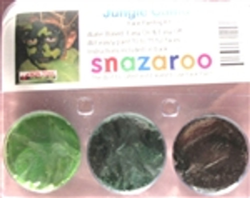 Jungle Camo 3 Color Face Paint Theme Kit