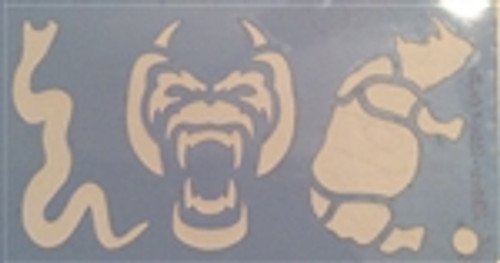 Rhino and gorilla Mylar