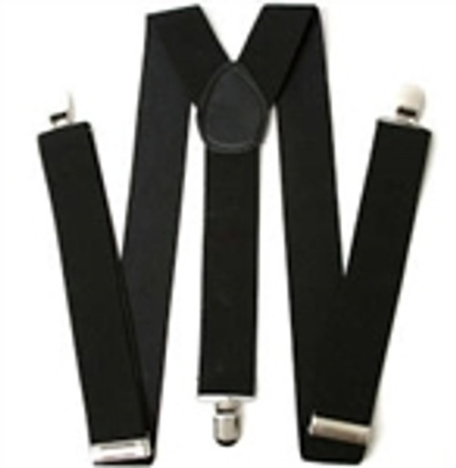Black Suspenders- Thick: Forum Novelties