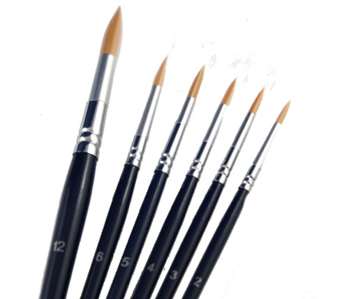 Tag Round Brushes - Various Sizes