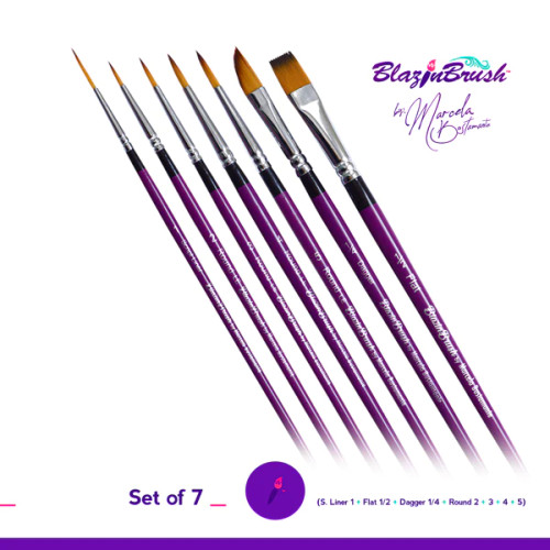 Blazin Brush - Set of 7