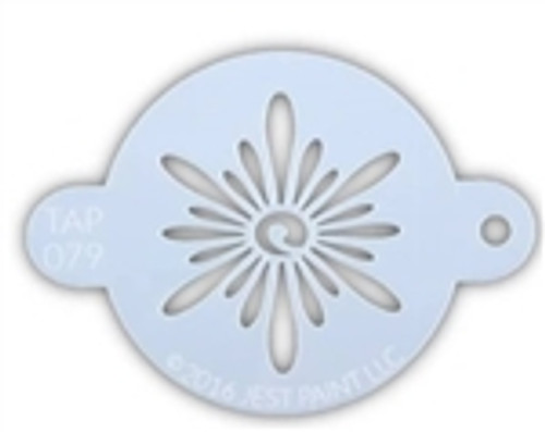 TAP 079 Face Painting Stencil - Ornate Sun