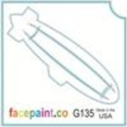 TATC- G135 Zeplin Airship 3 Layer Stencil