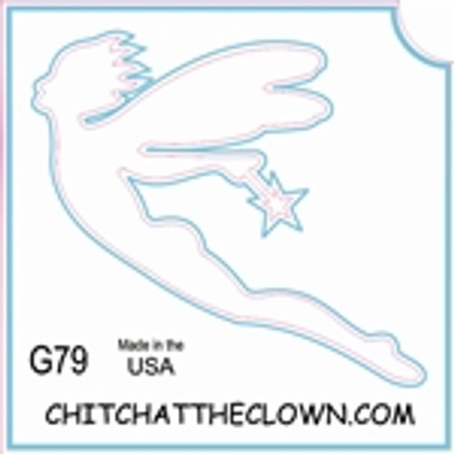 TATC- G79 Floating Fairy 3 Layer Stencil