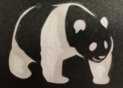 Panda Bear Full - 3 Layer Stencil