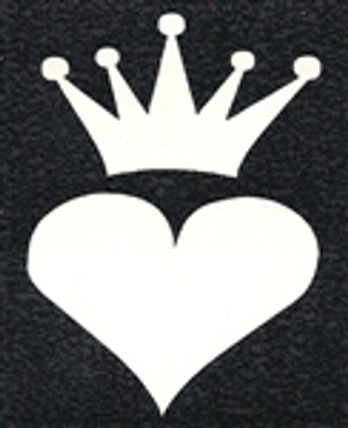 Crowned Heart - 3 Layer Stencil 5 pack