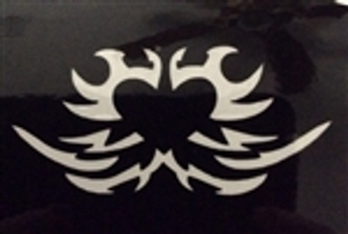 Fire heart Tribal 3 Layer Stencil