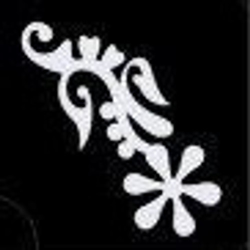 Flower on End 3 Layer Stencil