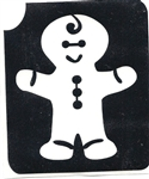 Gingerbreadboy -  3 Layer Stencil Pack of 5