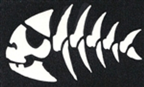 Pirate Fish Bones 3 Layer Stencil