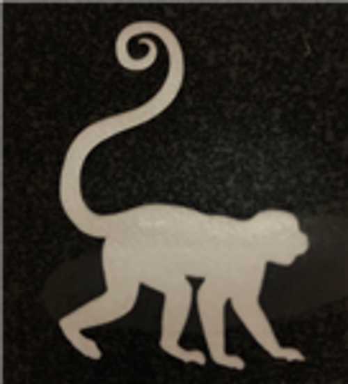 Tail Monkey - 3 Layer Stencil