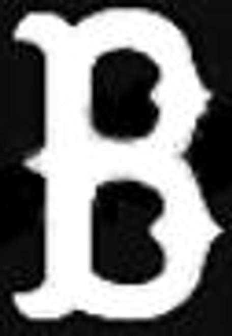 Boston Red Sox B 2 Layer Stencil  Box 4 Boston Red Sox B 2 Layer Stencil  Box 4