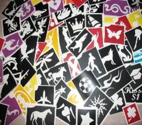 Grab Bag of 100 Different 2 layer stencils