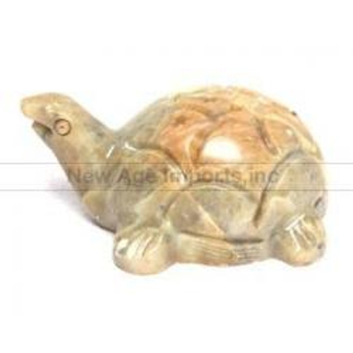 Turtle Carved Soap Stone stick Burner 2"