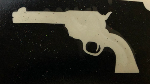 Pistol 3 Layer Stencil