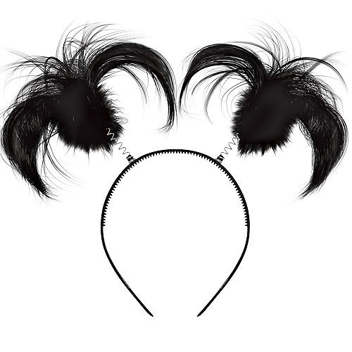 Black Ponytail Head Bopper