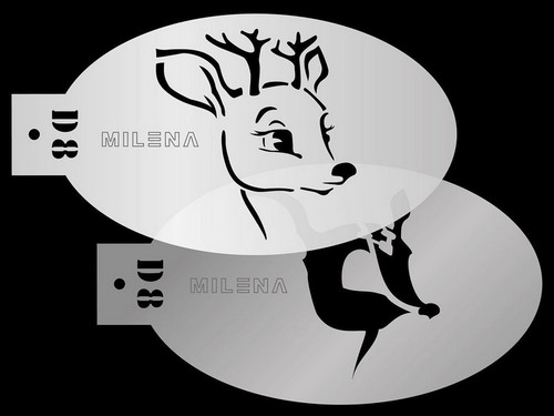 Deer D8 - Milena Stencil