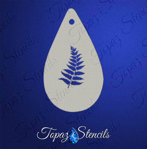 Fern Leaf  - Topaz Stencil