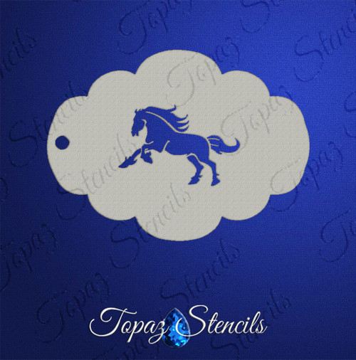 Running Horse - Topaz Stencil