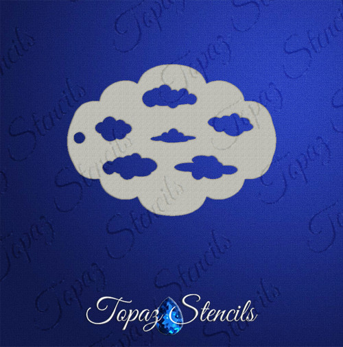 Puffy Clouds - Topaz Stencil