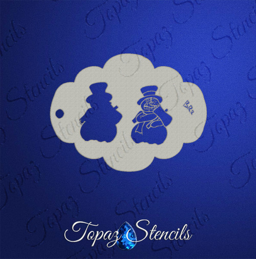 Tee's Snowman - Topaz Stencil