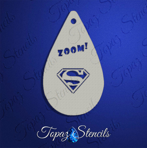 Super Man - Topaz Stencil