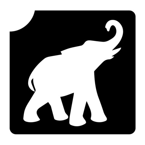 Elephant - 5 pack - 3 Layer Stencil Elephant - 5 pack - 3 Layer Stencil