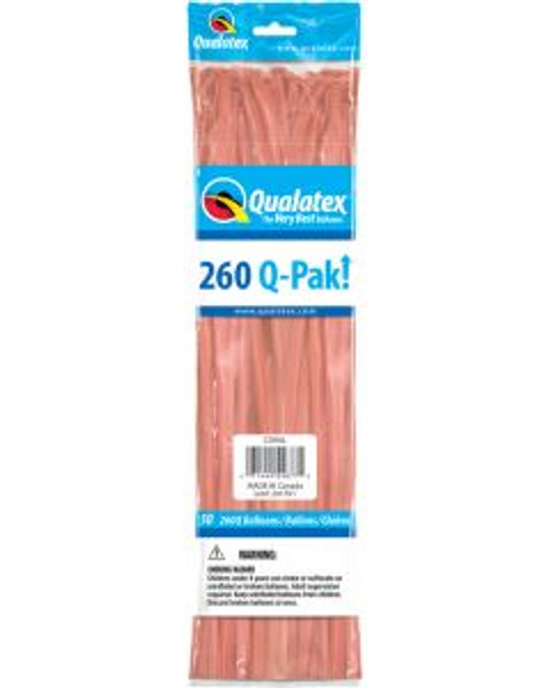 Coral Nozzles Up Qualatex 50ct