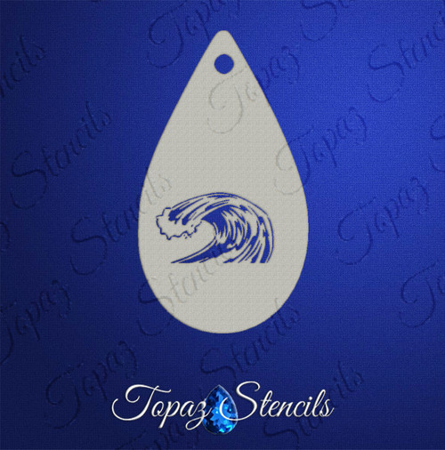 Surfin Waves - Topaz Stencils