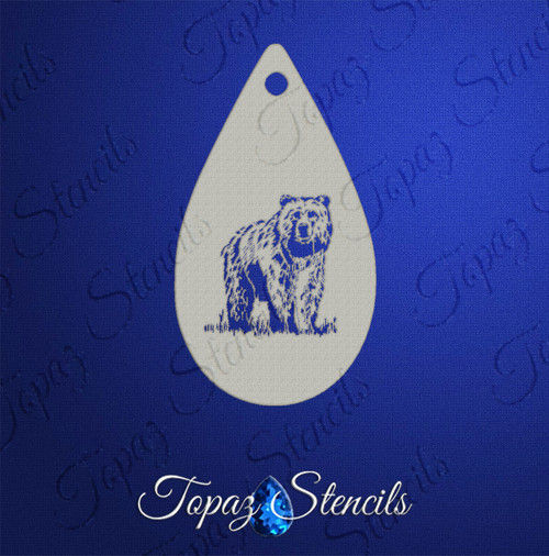 Glorious Bear  - Topaz Stencils