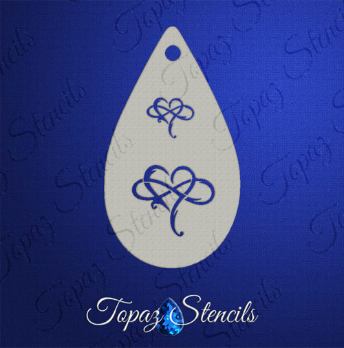 Infinity Hearts - Topaz Stencils