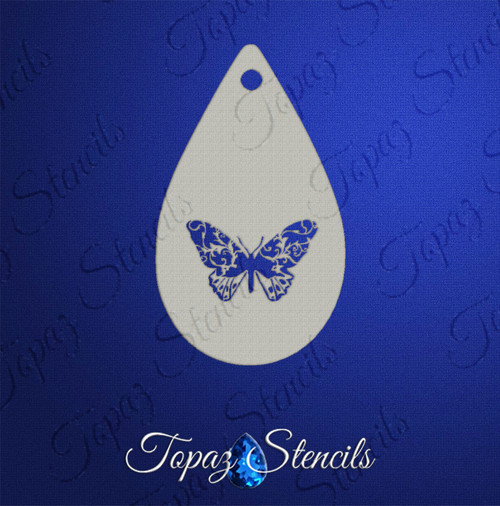 Butterfly Swirl - Topaz Stencils