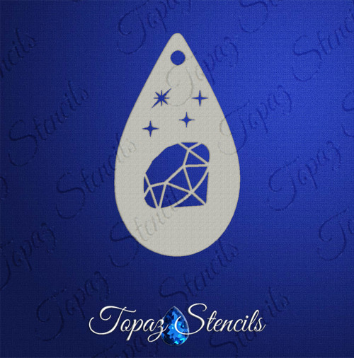 Diamond with Highlights - Topaz Stencils