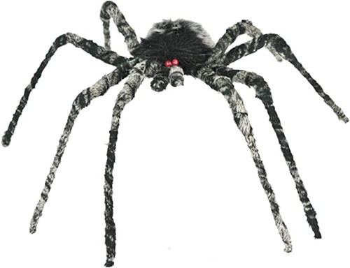 Furry Recluse Spider Halloween Decoration Gray