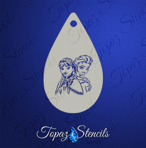 Frozen Sisters  - Topaz Stencils