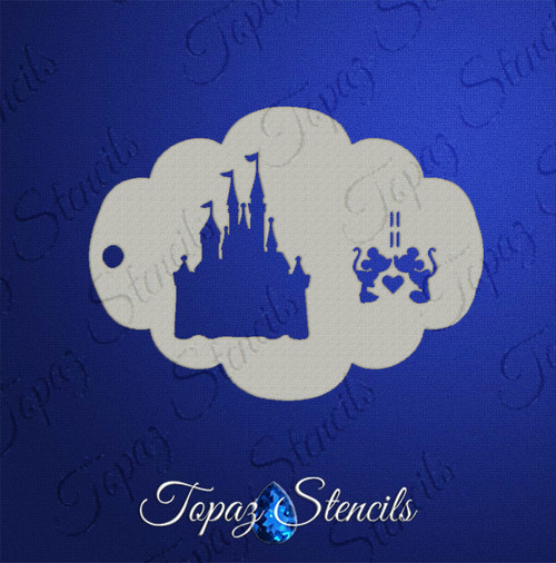 Mickey and Minnie Castle - Topaz Stencils