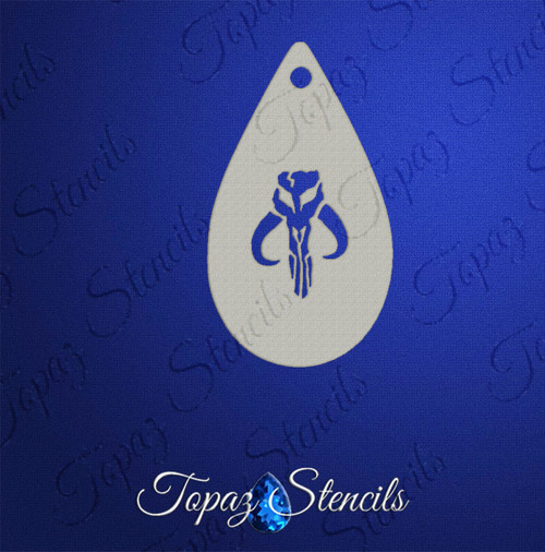 Mandalorian Emblem- Topaz Stencils