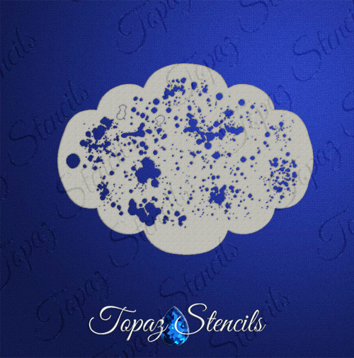 Giant Splatter Texture - Topaz Stencils