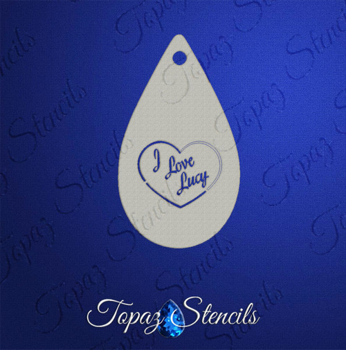 I Love Lucy - Topaz Stencils