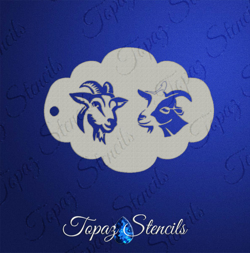 Goat Duo - Topaz Stencils