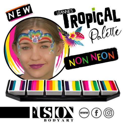 Leanne's Tropical Collection NON NEON Palette