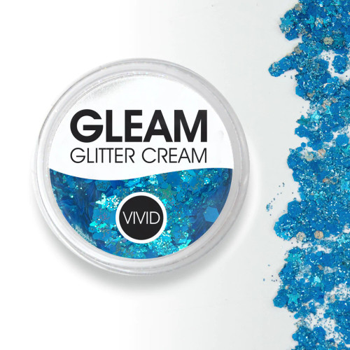 Sapphire Splendore Gleam Chunky Glitter Cream