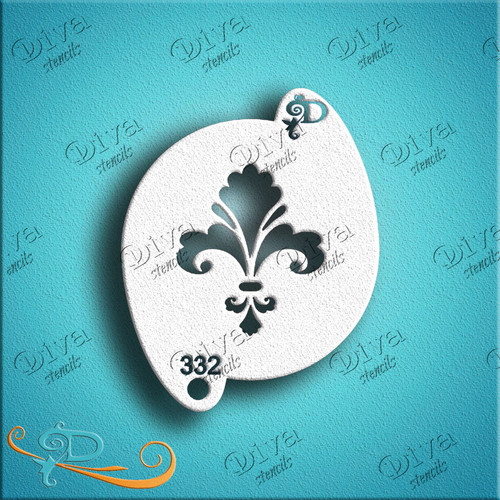 Fleur de lis #2 Diva Stencil